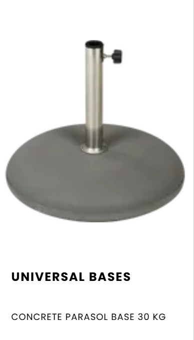 Aluminium Parasol Ø250cm Wave Finish with Fringe SET