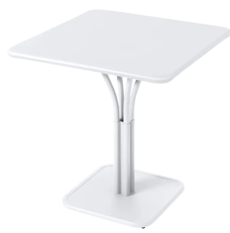 Load image into Gallery viewer, Fermob Luxembourg metal outdoor table with 71x71 inch solid aluminum top, suitable for restaurant or patio settings.
