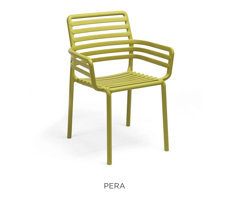 Load image into Gallery viewer, Nardi Doga outdoor armchair with a woven design and curved armrests, ideal for garden or patio seating.

