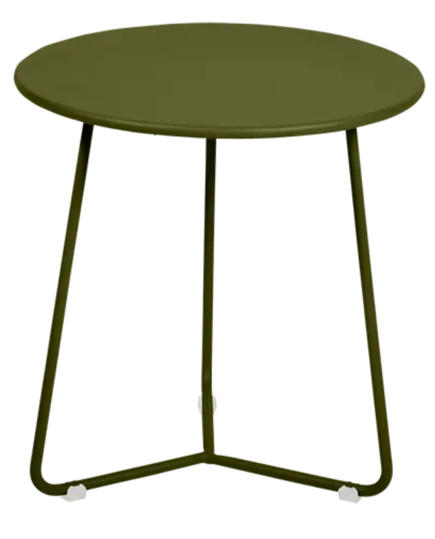 Load image into Gallery viewer, Small Fermob Pesto Cocotte occasional table with a round Ø34cm top, ideal for versatile living space decoration.
