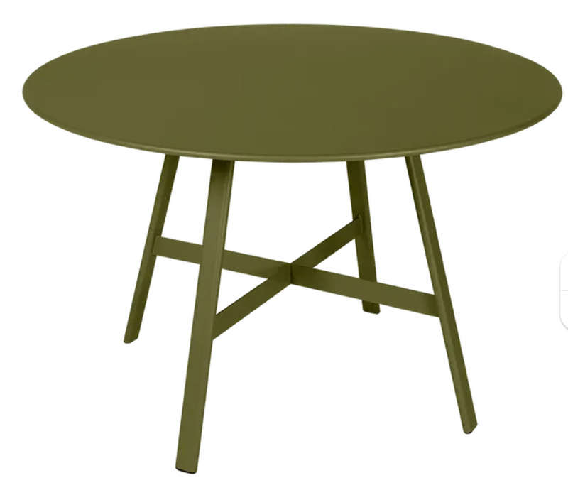 Load image into Gallery viewer, Fermob SO'O Oval Oak table with 117cm diameter, stylish oak restaurant or hotel table, natural wood finish.
