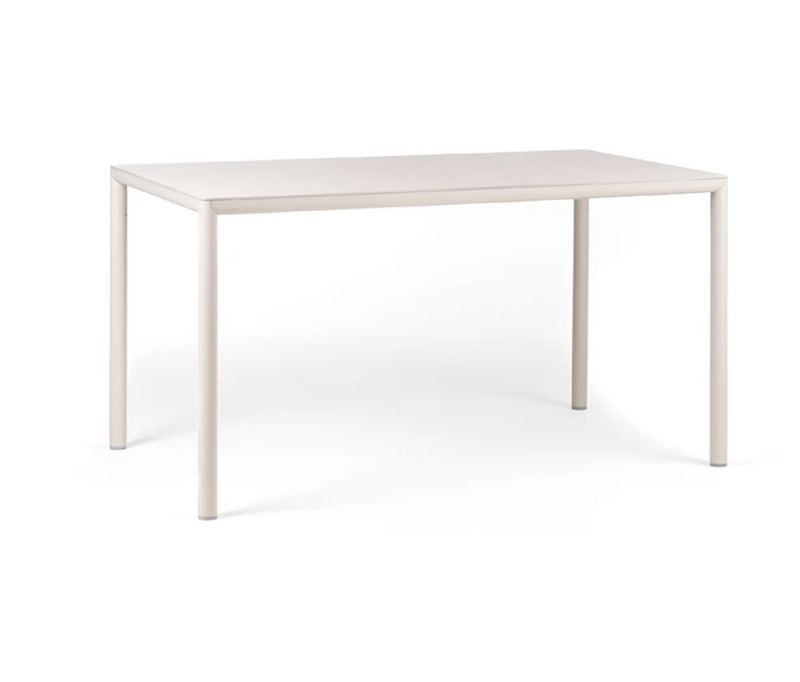 Load image into Gallery viewer, Nardi Piave 140x80 cm contract table with sturdy wooden surface and modern design, ideal for commercial or outdoor use.
