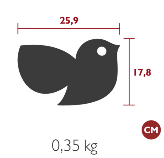 Fermob Picoti non-slip metal trivet pad measuring 26x18 cm, designed to protect surfaces from hot cookware.