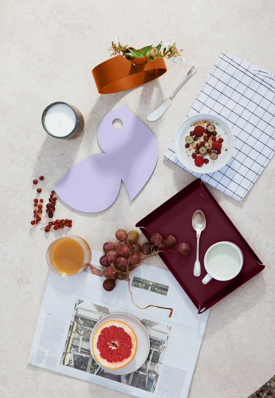 Fermob PICOTI non-slip metal pad, 26x18 cm trivet for hot pots and pans, with a textured surface and non-slip base.
