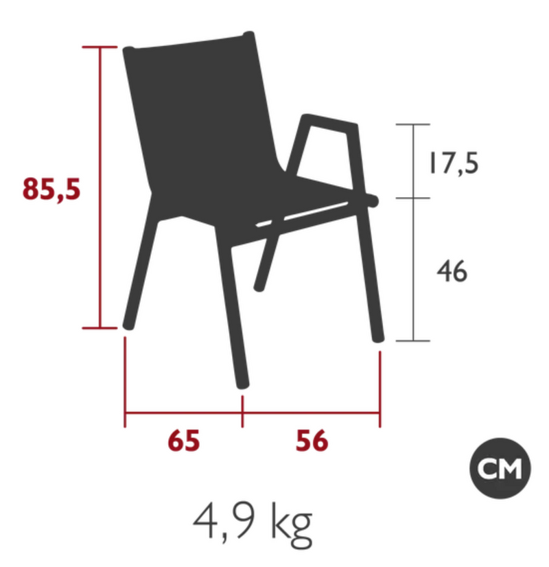 Load image into Gallery viewer, Fermob Pilotis V Batyline teak armchair with a woven Batyline seat and back, ideal for outdoor restaurant or hotel furniture.
