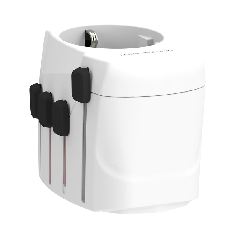Load image into Gallery viewer, Skross Pro 3-Pole World Travel Adapter for phone and tablet chargers, compact and universal for international travel.
