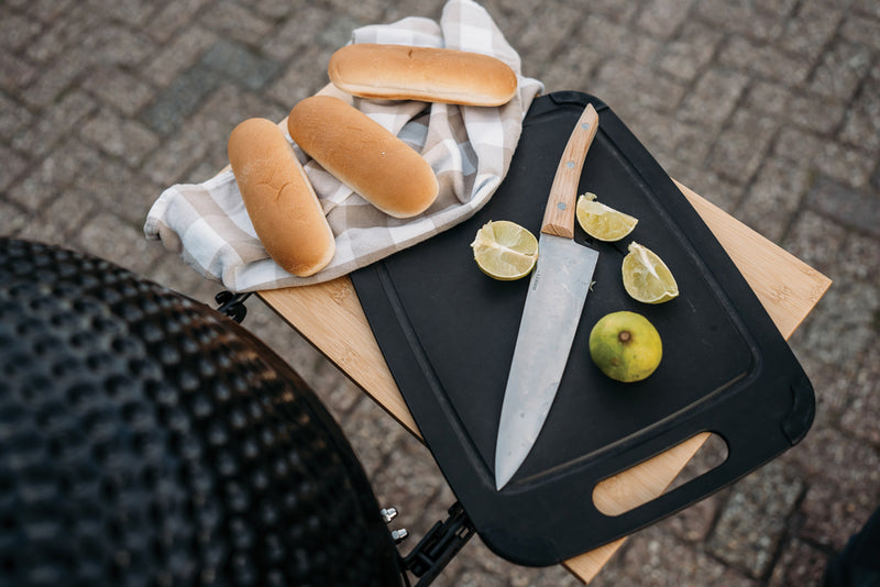 Load image into Gallery viewer, Homey's Cutting Board L made of wood fiber, rectangular shape with smooth surface, suitable for kitchen preparation.

