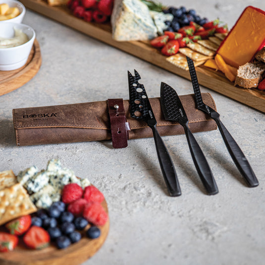 Cheese Knife Set Monaco+ Black