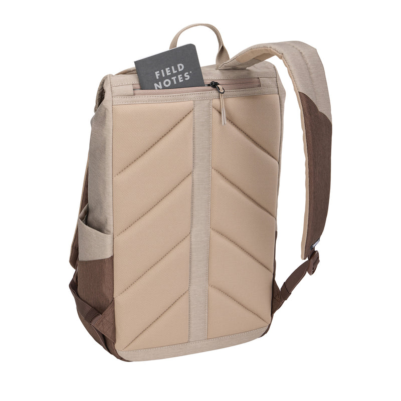 Load image into Gallery viewer, Thule Lithos Backpack 16L in black, featuring multiple compartments and padded straps, designed for travel and everyday use.
