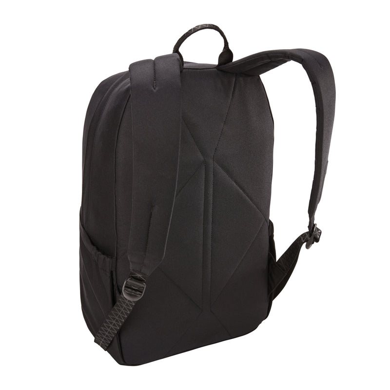 Load image into Gallery viewer, Thule Indago 23L backpack showing durable black fabric, multiple compartments, and padded shoulder straps for travel and everyday use.
