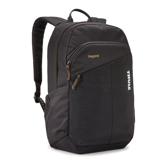 Thule Indago 23L backpack with multiple compartments, designed for travel and daily use, featuring durable fabric and ergonomic straps.