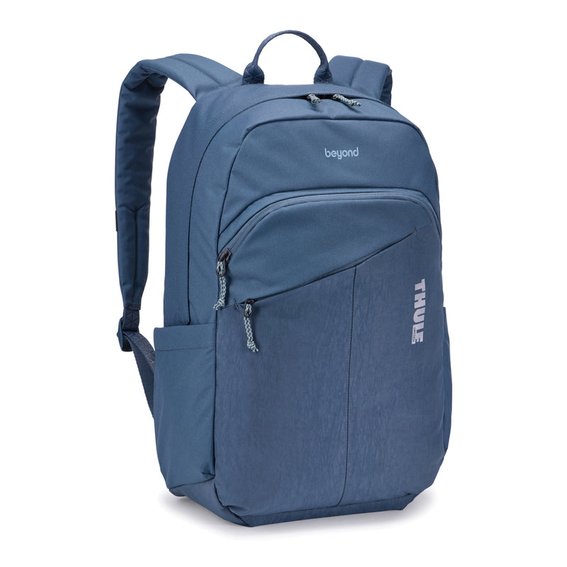Load image into Gallery viewer, Thule Indago Backpack 23L in black, featuring multiple compartments and padded straps for travel and daily use.
