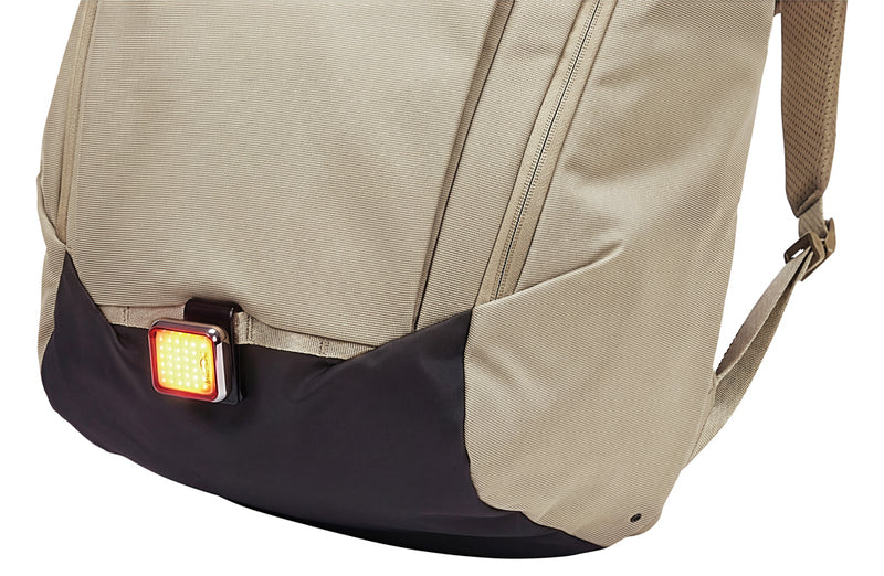 Load image into Gallery viewer, Thule Paramount Backpack 20L in black, featuring padded shoulder straps, multiple compartments, and durable fabric for travel and daily use.
