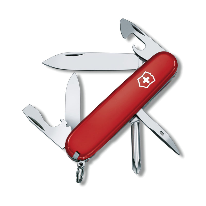 Load image into Gallery viewer, Victorinox Swiss Army Tinker pocket knife with 12 tools, compact stainless steel multi-tool for everyday carry and outdoor use.
