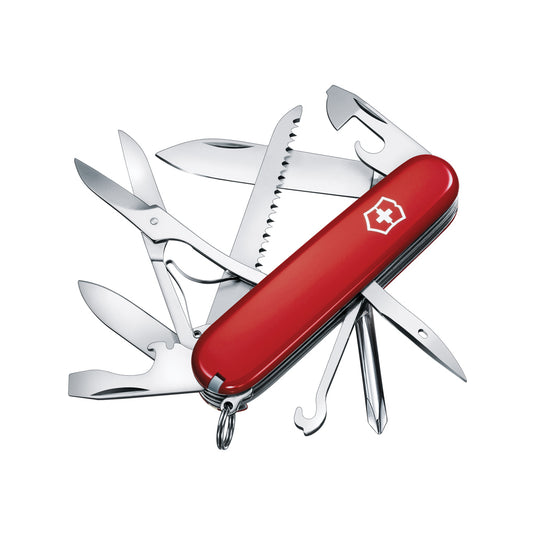Victorinox Pocket Knife Fieldmaster with 15 functions, featuring stainless steel blades, scissors, corkscrew, and screwdriver tools.