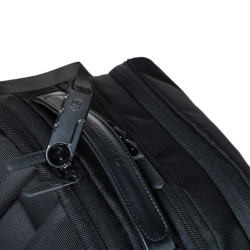 Load image into Gallery viewer, Victorinox Altmont Professional Deluxe Laptop Backpack with multiple compartments, padded straps, and sleek black design for travel and work.
