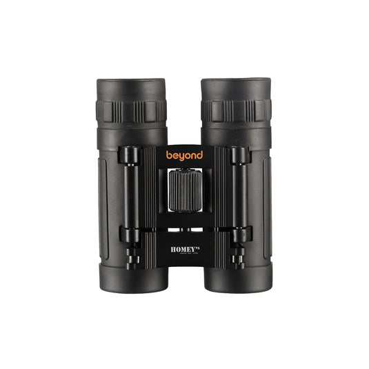 Homey's Binoculars Fieldpal B1 with 8x21 BAK7 lenses, outdoor optical device showing close-up of the binoculars' compact design.