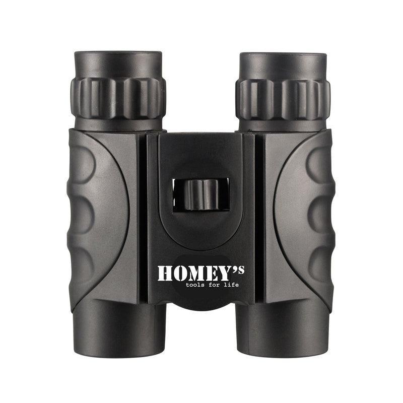 Load image into Gallery viewer, Homey's Compact Binoculars with BAK9 prisms, outdoor-ready 8x25 waterproof design, featuring a sleek black finish.
