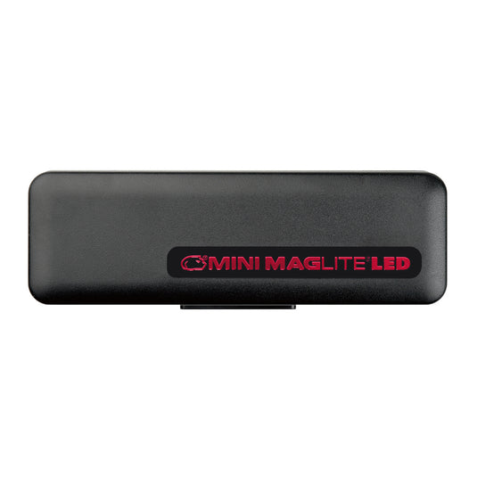 Mini AAA LED torch set by MAGLITE with four compact torches, black body, and adjustable focus, suitable for keychain or pocket use.