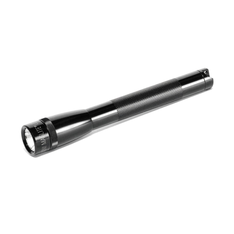 Load image into Gallery viewer, MAGLITE Mini AA LED torch with black body, compact handheld tool ideal for flashlight and outdoor use.
