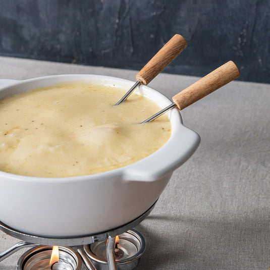 Cheese Fondue Set Party - 750 ml - Custom Wood Designs Cheese Fondue Set Party - 750 ml