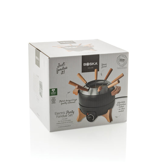 Electric Party Fondue Set - 2.3L (EU Type F) - Custom Wood Designs Electric Party Fondue Set - 2.3L (EU Type F)