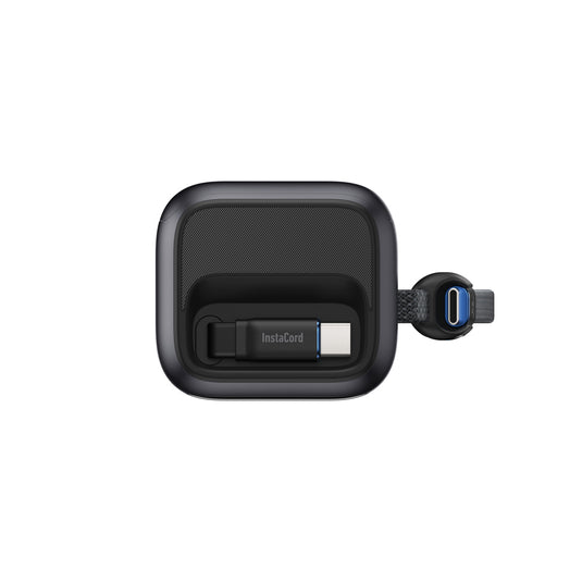 Anker Power Bank 25,000mAh with built-in retractable cable, portable phone and tablet charging accessory.