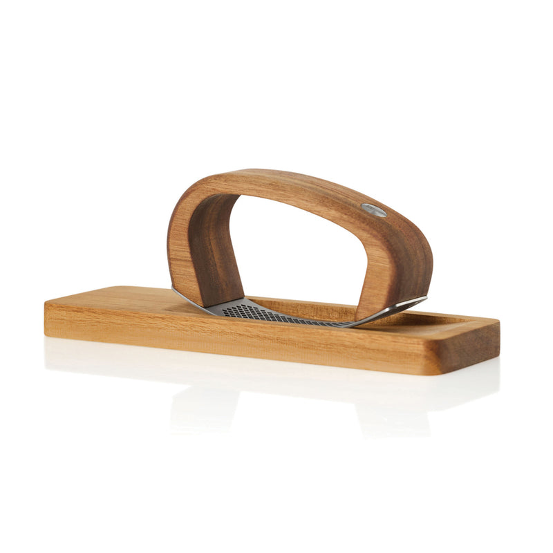 Load image into Gallery viewer, AdHoc RoccaAlio Garlic press with chopping board
