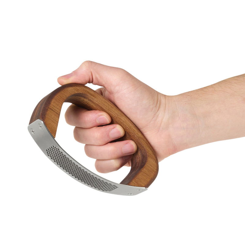 Load image into Gallery viewer, AdHoc RoccaAlio Garlic press with chopping board
