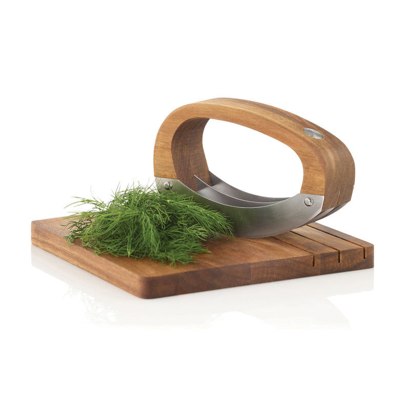 Load image into Gallery viewer, AdHoc RoccaVerde Chopping knife with chopping board

