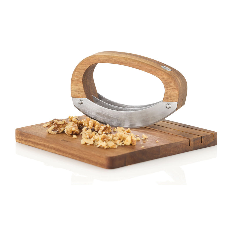 Load image into Gallery viewer, AdHoc RoccaVerde Chopping knife with chopping board
