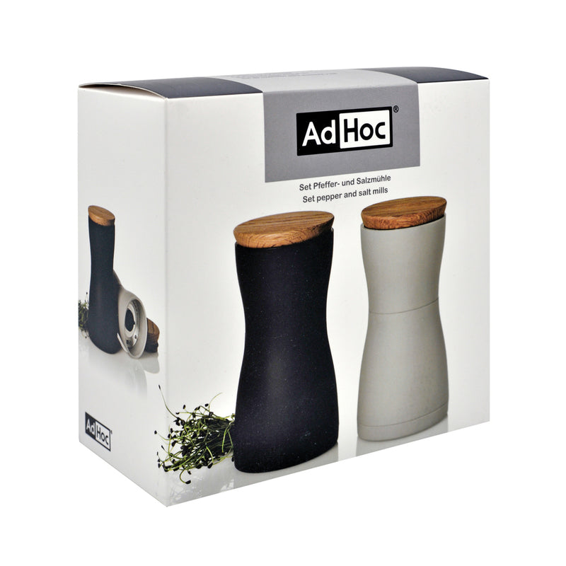 Load image into Gallery viewer, AdHoc Twin Salt and pepper mill set

