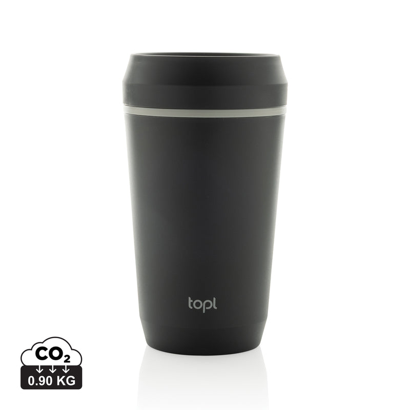 Load image into Gallery viewer, Topl Recycled Plastic To Go Tumbler Patented 360 Lid 354ml
