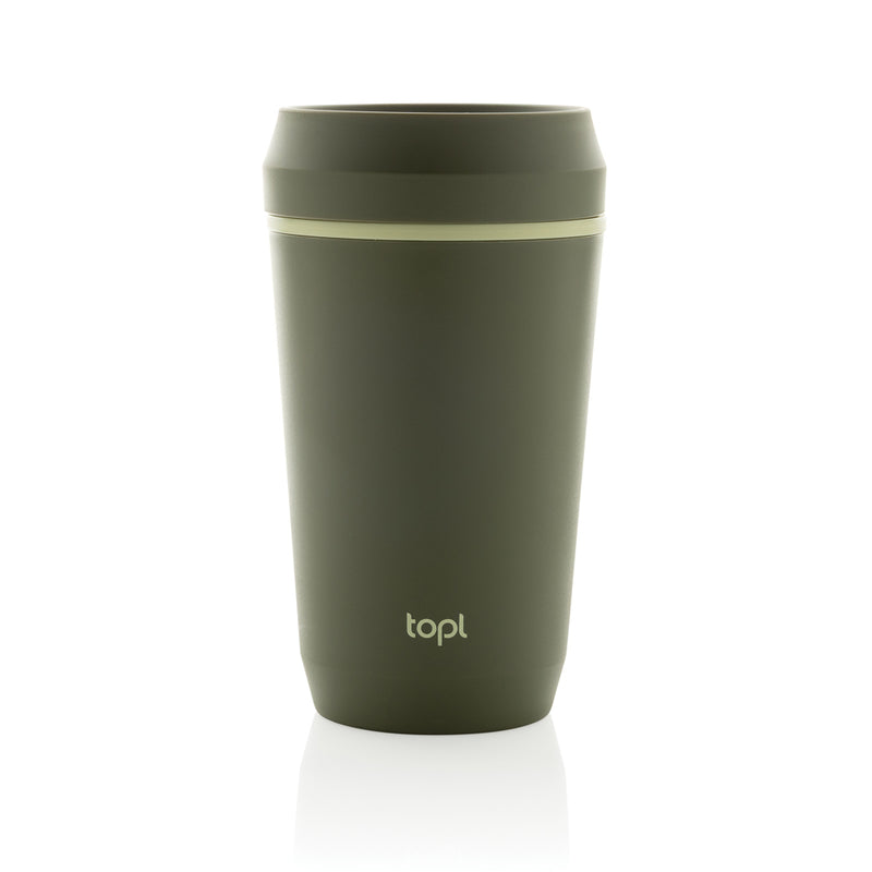 Load image into Gallery viewer, Topl Recycled Plastic To Go Tumbler Patented 360 Lid 354ml
