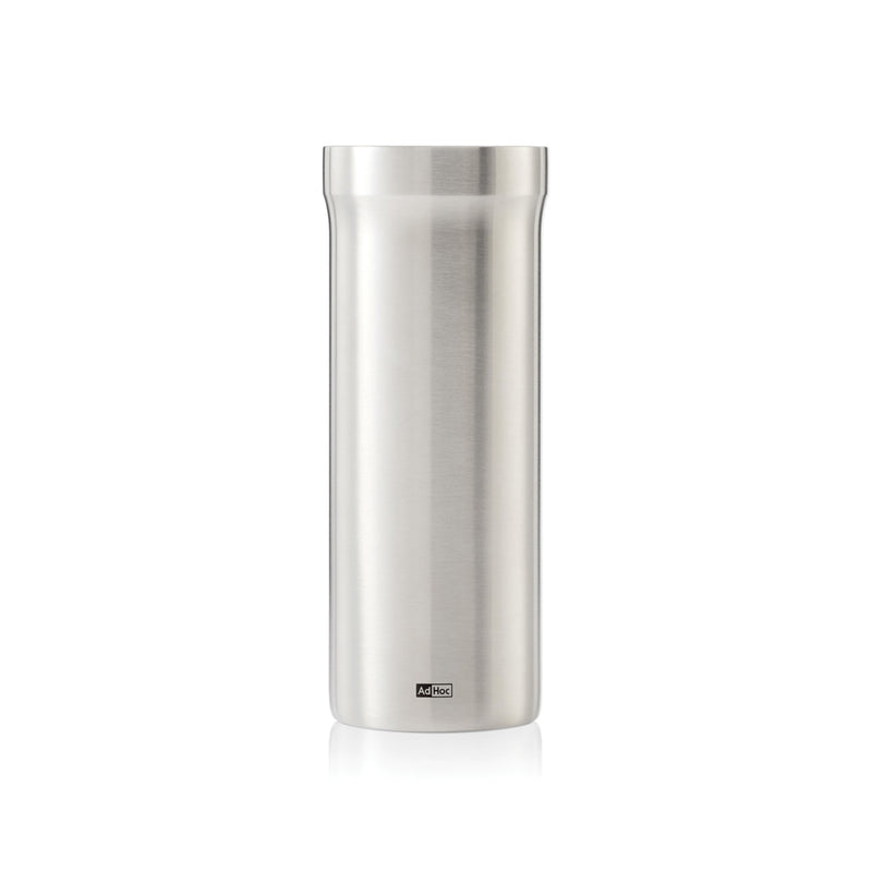 Load image into Gallery viewer, AdHoc Thermal Mug Pulse in black with stainless steel lid, insulated for hot and cold beverages, for home and travel use.
