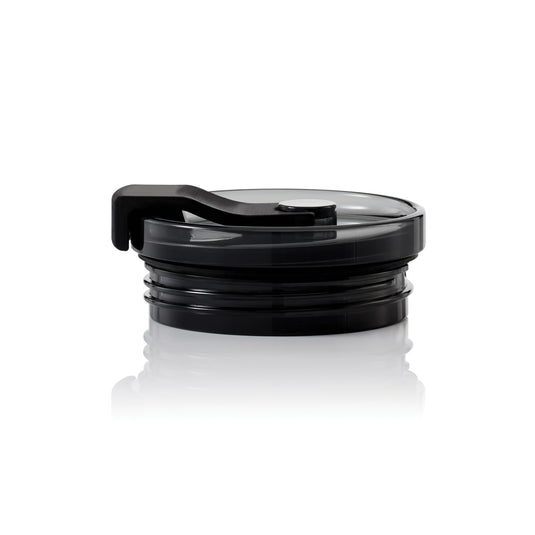 AdHoc Thermal Mug Pulse in black with a sleek design, ideal for hot and cold beverages at home or on the go.