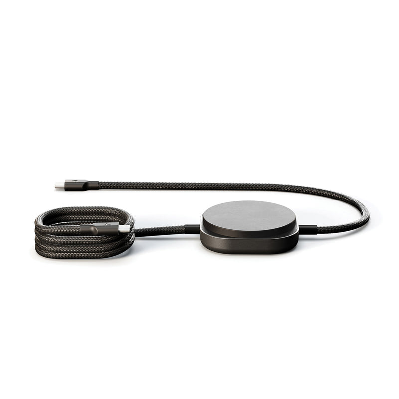Load image into Gallery viewer, Zens USB C to C Charging Cable for phones and tablets, durable braided design, black color, compatible with fast charging devices.
