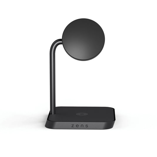 Zens Office Charger 2 for phone and tablet, black accessory with compact design, compatible with various devices.