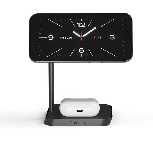 Zens Office Charger 2 for phone and tablet accessories, black and compact design with multiple charging ports.