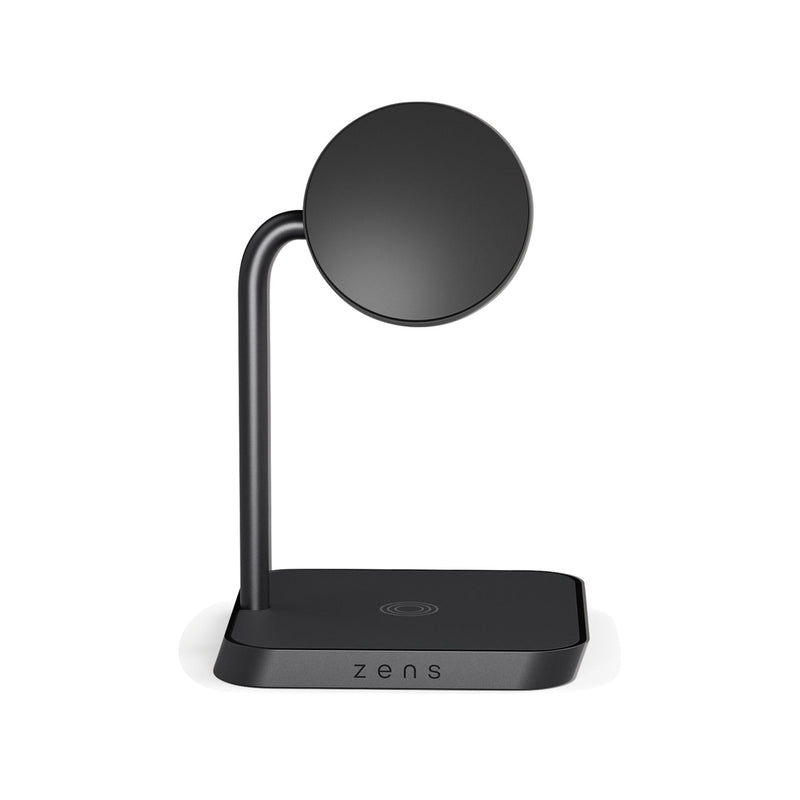 Load image into Gallery viewer, Zens Office Charger 2 for phones and tablets, compact black accessory with multiple charging ports and sleek design.
