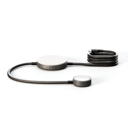 Zens Office Charger 2 in black, a phone and tablet accessory with multiple charging ports and compact design.
