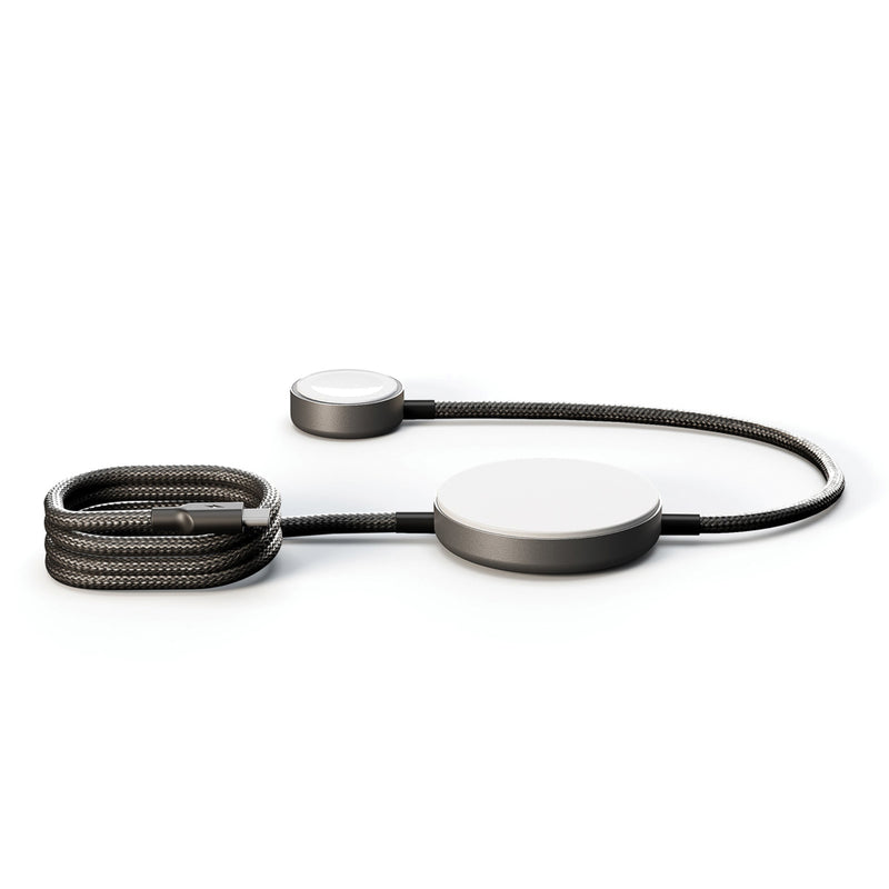 Load image into Gallery viewer, Zens Office Charger 2 in black, a phone and tablet charging accessory with a sleek design and compact form.
