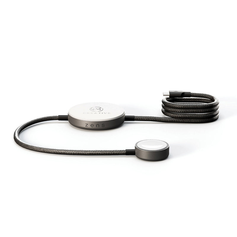 Load image into Gallery viewer, Black Zens Office Charger 2 for phones and tablets, compact accessory with multiple charging ports.
