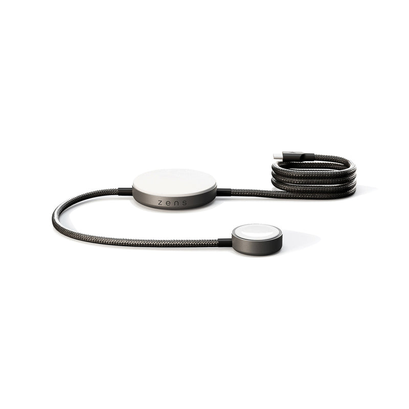 Load image into Gallery viewer, Zens Office Charger 2 in black for phones and tablets, compact accessory with multiple charging ports, designed for versatile device charging.
