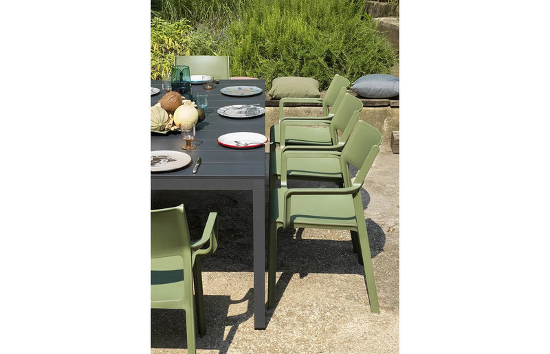 Load image into Gallery viewer, Sophisticated 8-Seater Outdoor Dining Set with Timeless Italian Design - Custom Wood Designs
