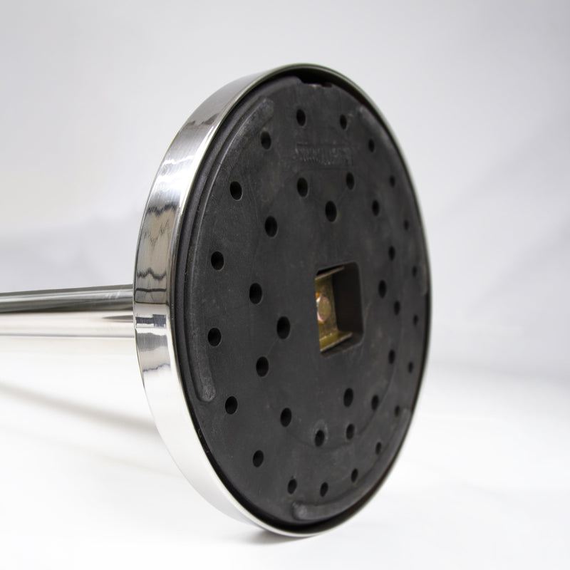 Load image into Gallery viewer, Securit Entrance Barrier Set - Classic Chrome - 2 Posts &amp; Bases + Blue Velvet Rope
