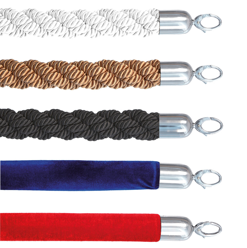 Load image into Gallery viewer, Securit Barriers Systems - Classic Ropes - Blue 59,5x4x4cm - Pack of 5
