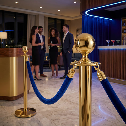 Securit Barriers Systems - Classic - Gold 10x31x31cm - in use
