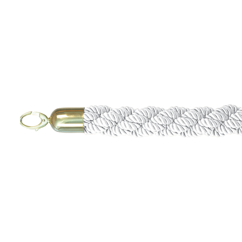 Load image into Gallery viewer, Securit Barriers Systems - Classic Ropes - White 59,5x4x4cm - Pack of 5
