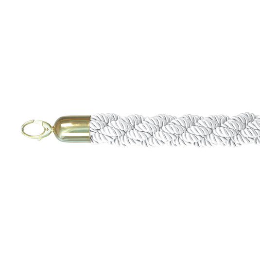 Securit Barriers Systems - Classic Ropes - White 59,5x4x4cm - Pack of 5